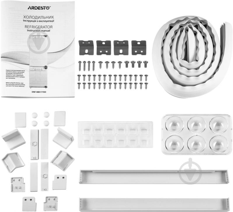 Вбудовуваний холодильник Ardesto DNF-MBI177DD - фото 16