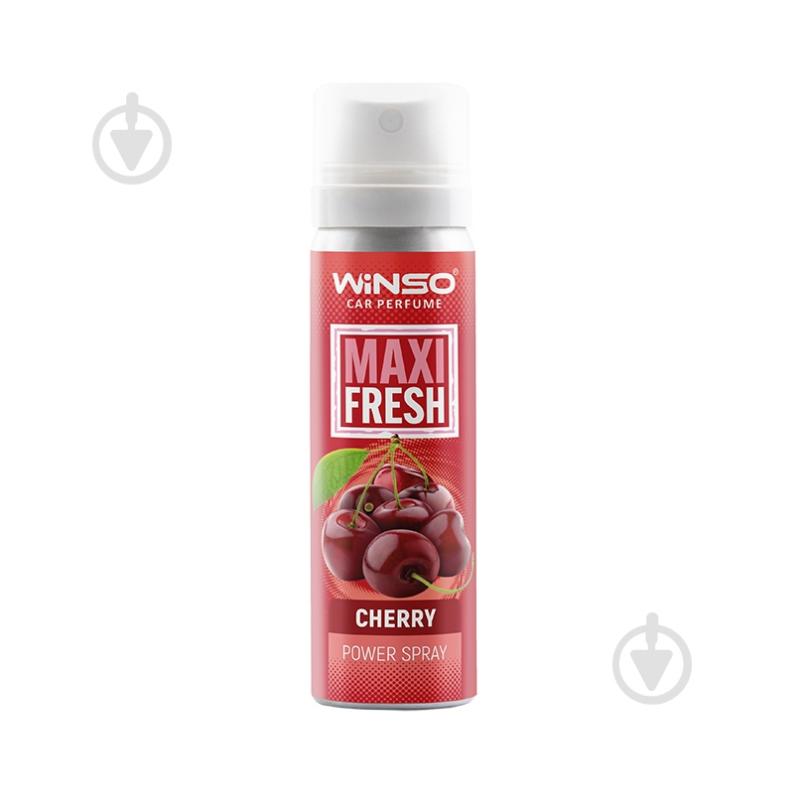 Ароматизатор подвесной WINSO Maxi Fresh Cherry 830310 75 мл - фото 1 Ароматизатор подвесной WINSO Maxi Fresh Cherry 830310 75 мл - фото 1