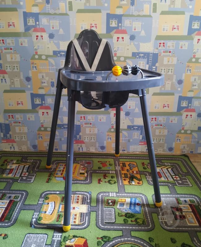 Стульчик для кормления Venus серый - фото 4 Стульчик для кормления Venus серый - фото 4