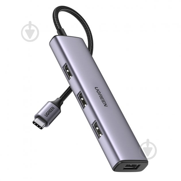 USB-хаб UGREEN CM473 4-in-1 USB Type-C to 4xUSB 3.0 - фото 1