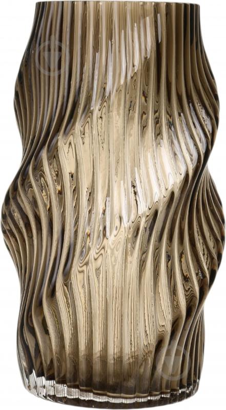 Ваза Sensio Ripple 22,5 см Коричневая SS24-018 - фото 3