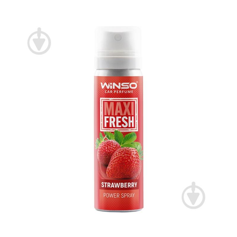 Ароматизатор підвісний WINSO Maxi Fresh Strawberry 830330 75 мл - фото 1