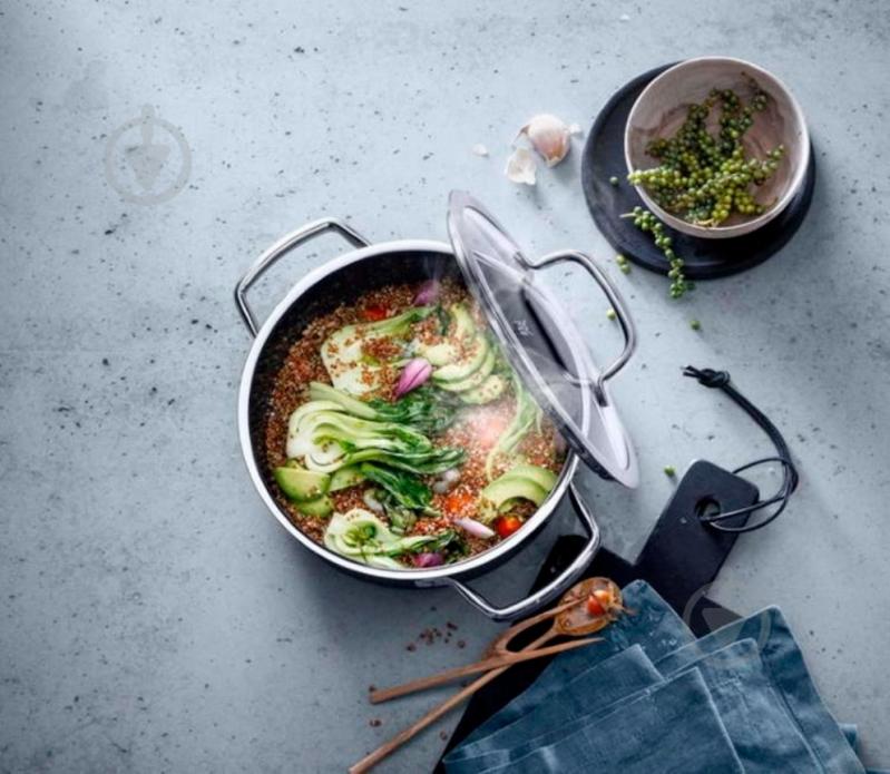 Набор кастрюль WMF с крышками Fusiontec Mineral Dark Brass - фото 2 Набор кастрюль WMF с крышками Fusiontec Mineral Dark Brass - фото 2