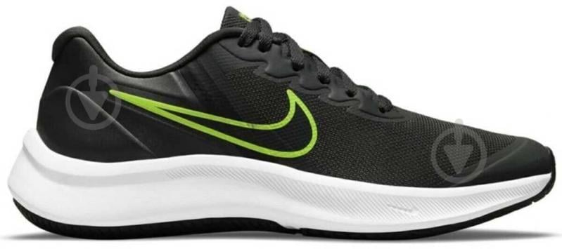 Кросівки дитячі демісезонні Nike STAR RUNNER 3 (GS) DA2776-004 р.36 чорні - фото 1