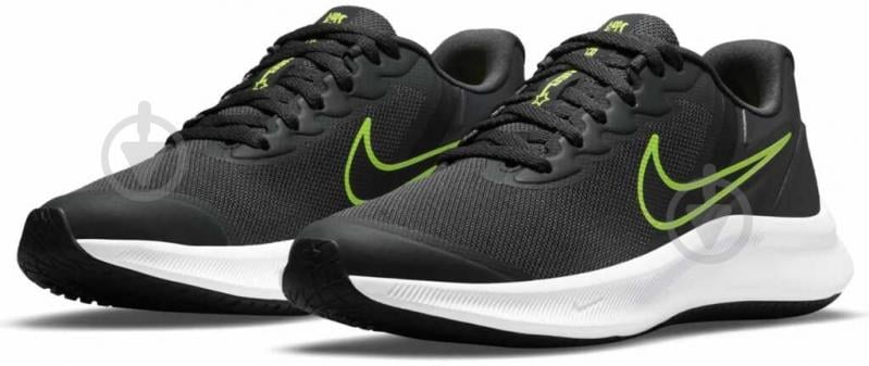 Кросівки дитячі демісезонні Nike STAR RUNNER 3 (GS) DA2776-004 р.36 чорні - фото 2