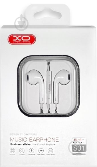 Наушники Xo S31 Encok white (11368) - фото 3