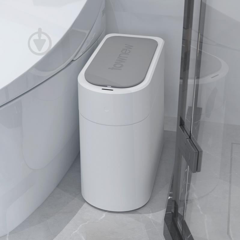 Корзина для мусора Xiaomi TOWNEW T3 White 13 л белый - фото 4
