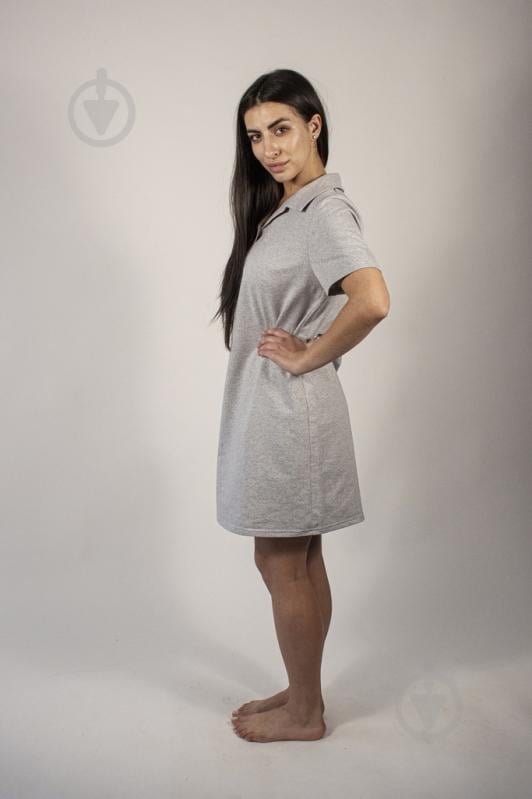 Сукня Flis clothes р. M сірий меланж - фото 2 Сукня Flis clothes р. M сірий меланж - фото 2