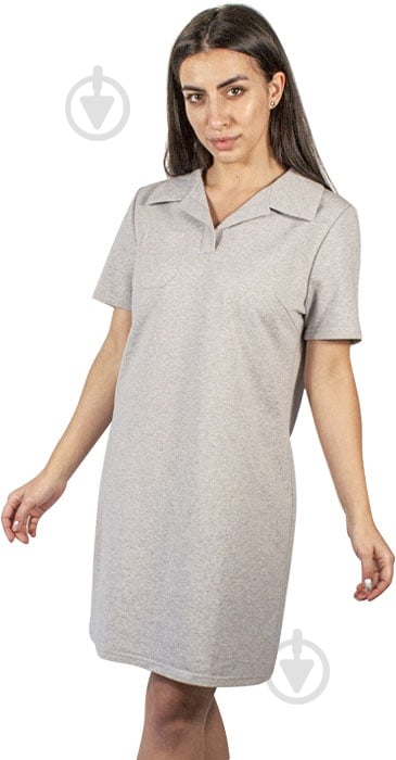 Сукня Flis clothes р. M сірий меланж - фото 1 Сукня Flis clothes р. M сірий меланж - фото 1