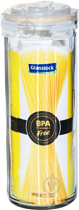 Ємність для сипучих Glasslock 1,8 л IP586ne - фото 1 Ємність для сипучих Glasslock 1,8 л IP586ne - фото 1