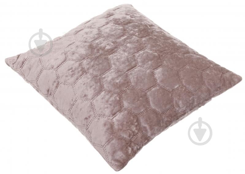 Подушка декоративна Greek Velvet 45x45 см тауп La Nuit - фото 3