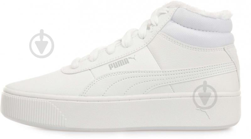 Ботинки Puma VIKKY STACKED MID WTR PUMA WHITE-PUMA WH 37220502 р.38,5 белый - фото 1