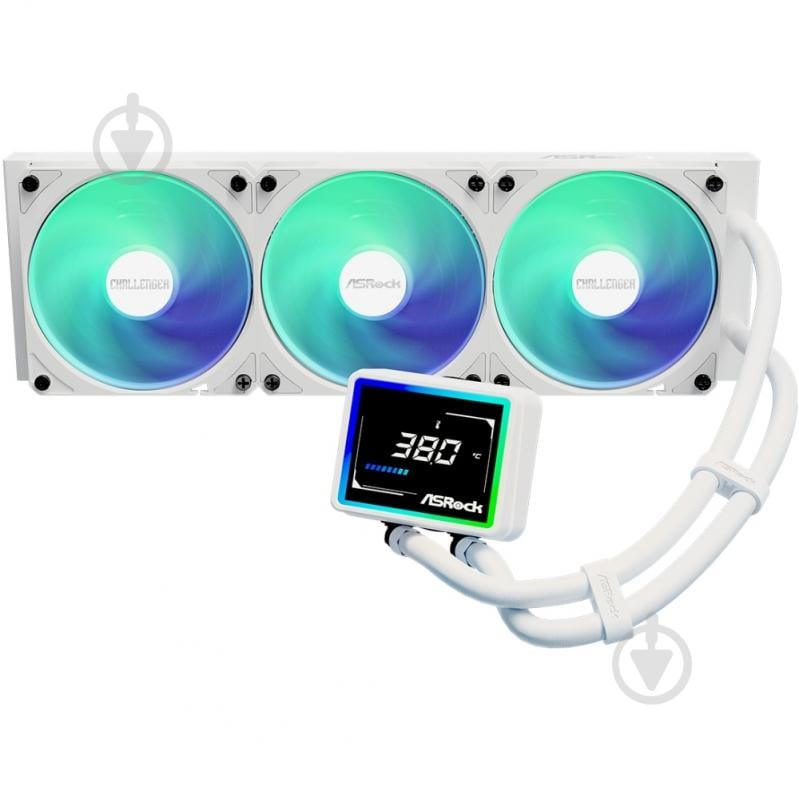 Система водяного охолодження ASRock Challenger White 360 Digital - фото 1