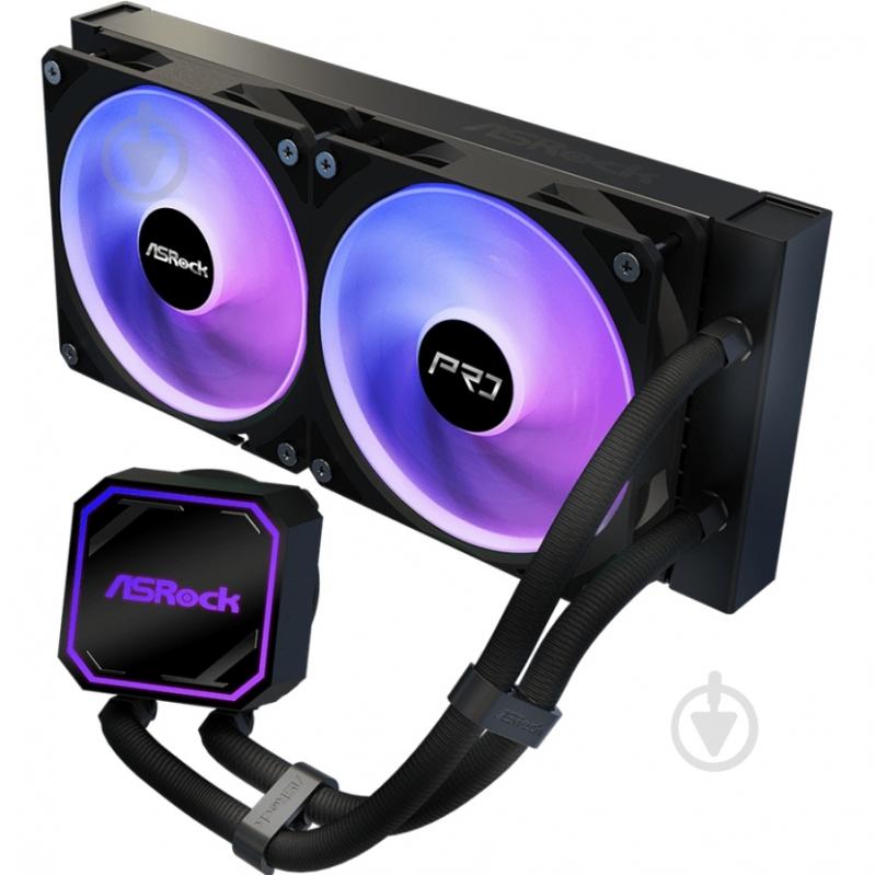 Система водного охлаждения ASRock Pro 240 ARGB - фото 2 Система водного охлаждения ASRock Pro 240 ARGB - фото 2