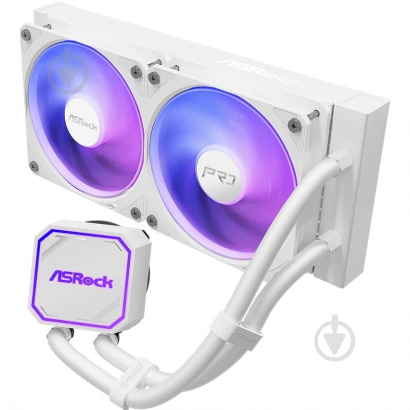Система водного охлаждения ASRock Pro White 240 ARGB - фото 2 Система водного охлаждения ASRock Pro White 240 ARGB - фото 2