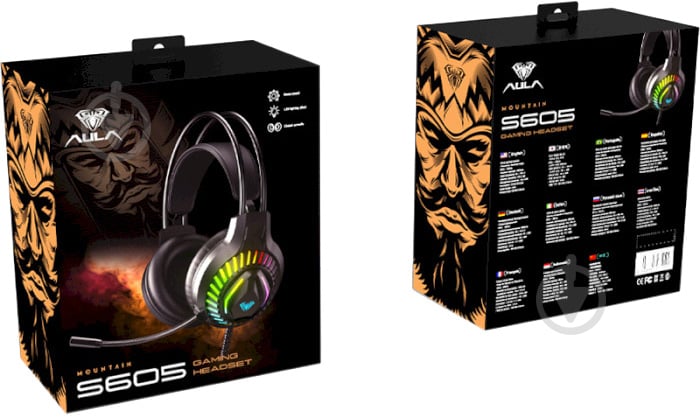 Гарнитура Aula S605 Wired gaming headset black (6948391235202) - фото 5