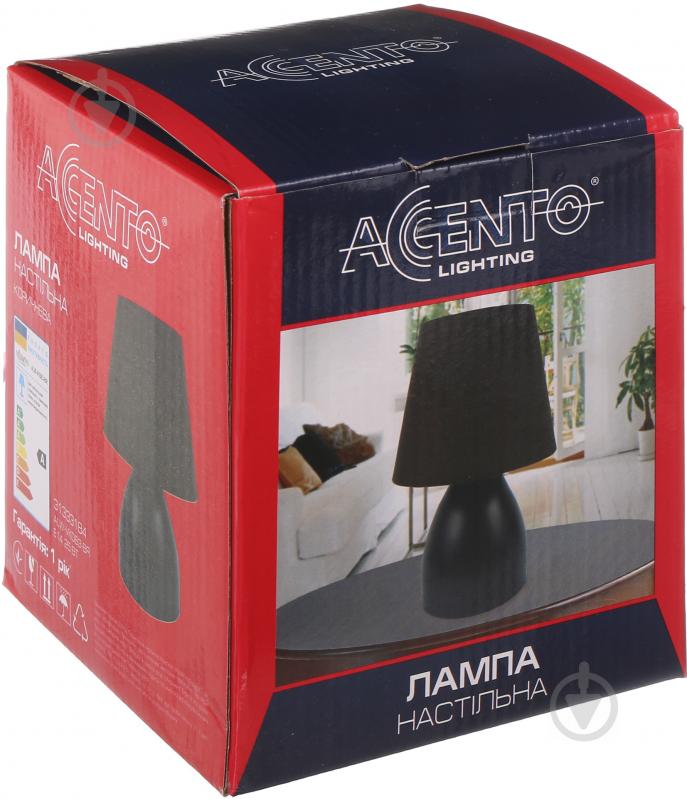 Настільна лампа декоративна Accento lighting ALW-VK063-BR 1x25 Вт E14 коричневий - фото 2