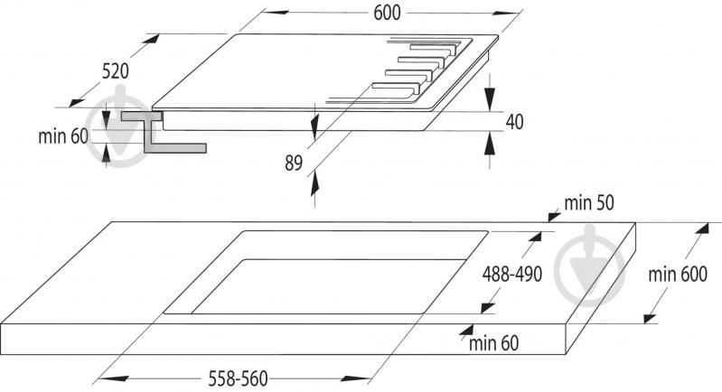 Варильна поверхня газова Gorenje G641XHC - фото 3
