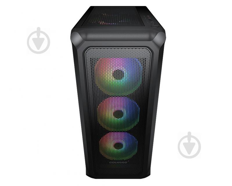 Корпус Cougar Archon 2 Mesh RGB (Black) 3*120mm ARGB Fan, ATX/mATX/mini-ITX - фото 3