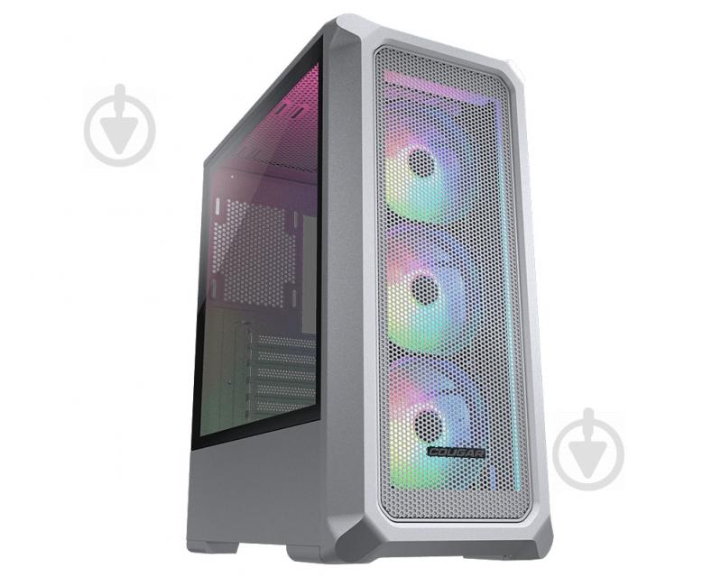 Корпус Cougar Archon 2 Mesh RGB (White) 3*120mm ARGB Fan, ATX/mATX/mini-ITX - фото 1