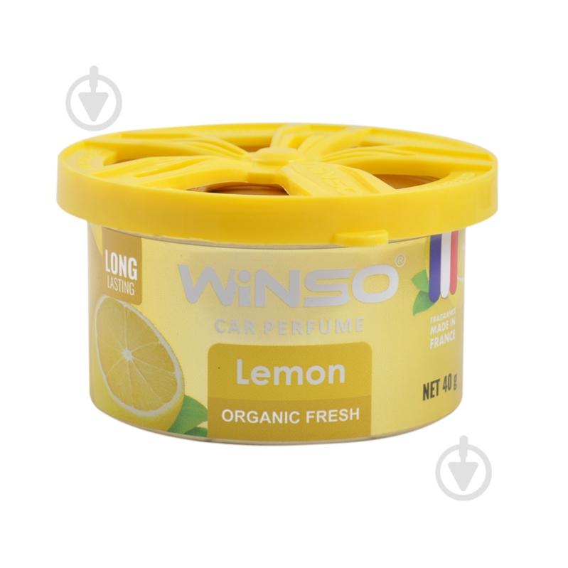 Ароматизатор підвісний WINSO Organic Fresh Lemon 533280 40 мл - фото 1