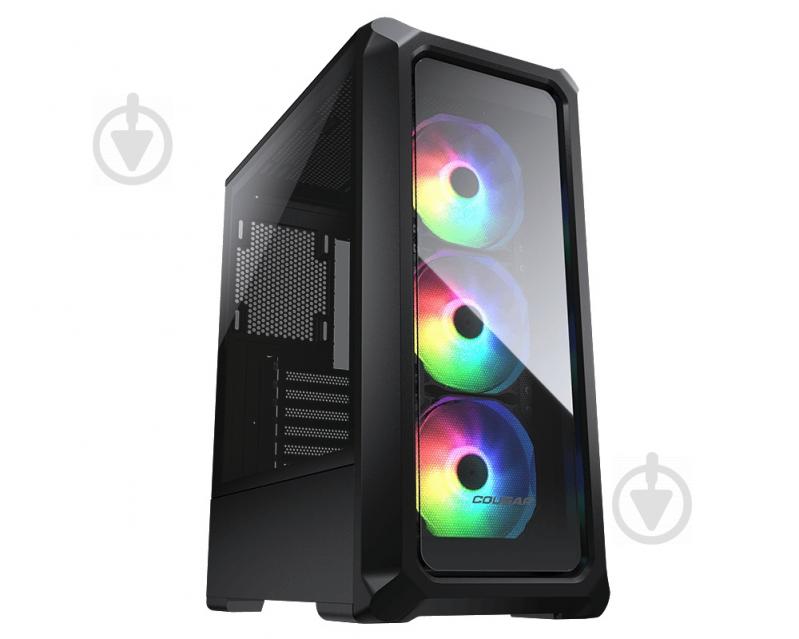 Корпус Cougar Archon 2 RGB (Black) 3*120mm ARGB Fan, ATX/mATX/mini-ITX - фото 1