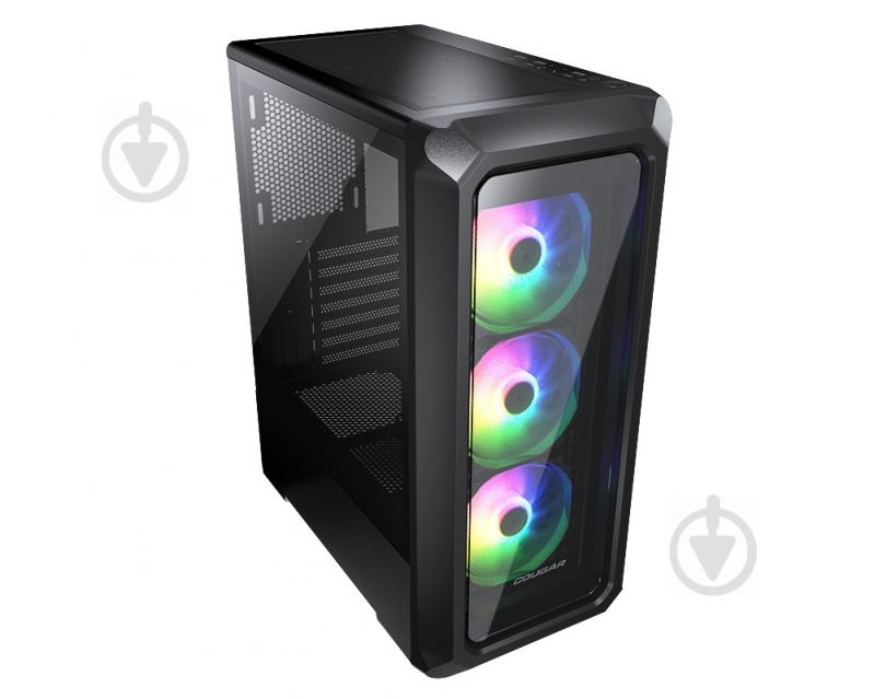 Корпус Cougar Archon 2 RGB (Black) 3*120mm ARGB Fan, ATX/mATX/mini-ITX - фото 4