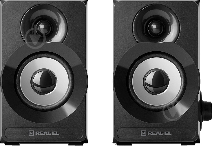 Акустическая система Real-el S-200 2.0 black (EL121200008) - фото 2