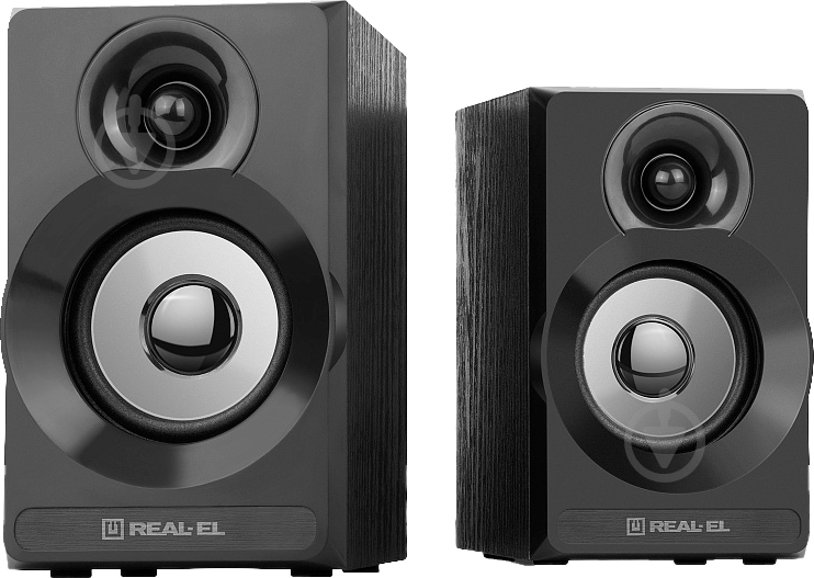 Акустическая система Real-el S-200 2.0 black (EL121200008) - фото 4