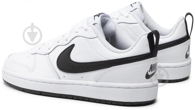 Кросівки дитячі демісезонні Nike COURT BOROUGH LOW 2 (GS) BQ5448-104 р.39 білі - фото 4