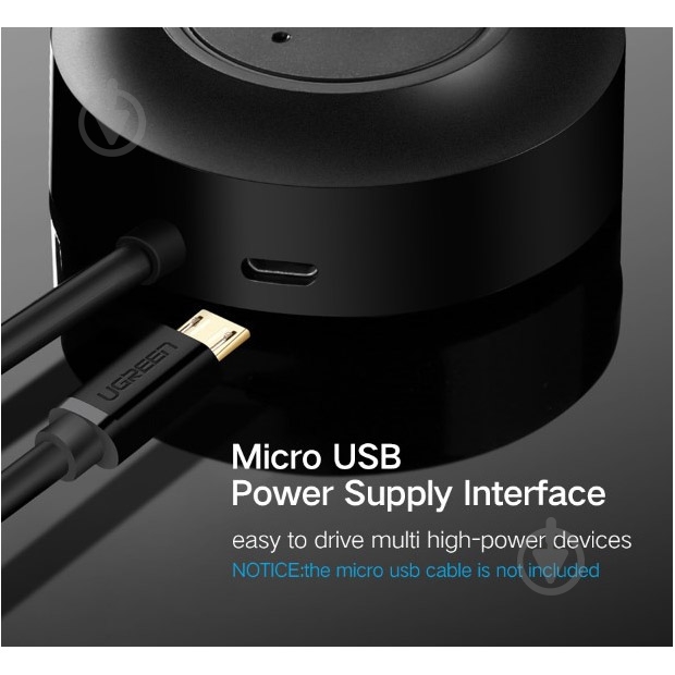 USB-хаб UGREEN 4xUSB2.0 CR106 1 м (20277) - фото 5