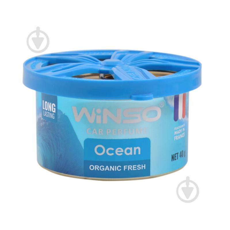 Ароматизатор подвесной WINSO Organic Fresh Ocean 533320 40 мл - фото 1