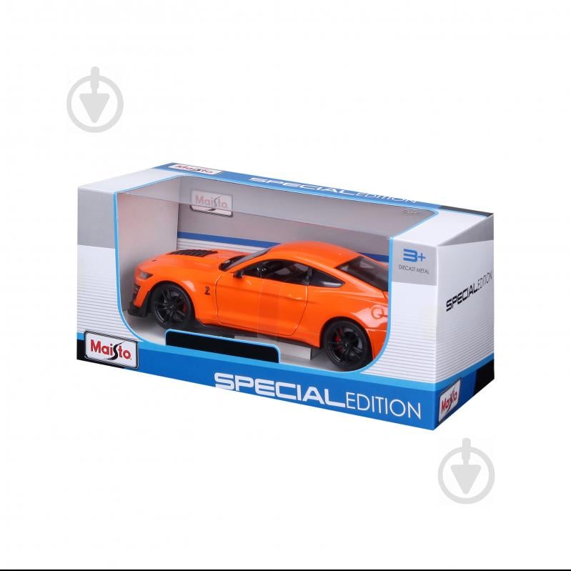 Автомодель Maisto 2020 Ford Mustang Shelby GT500 1:24 31532 orange - фото 5