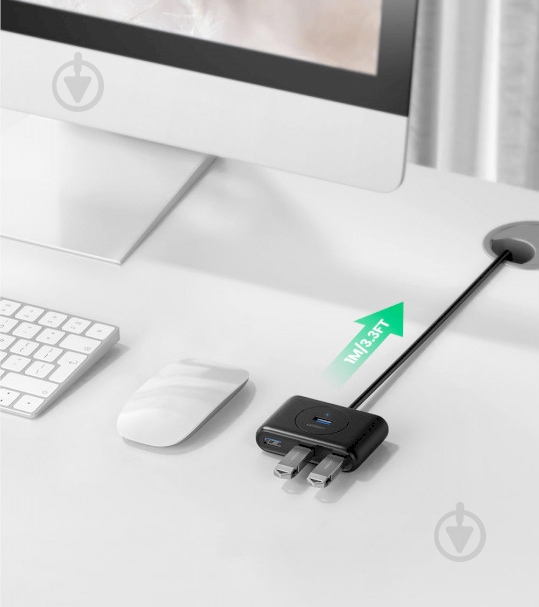 USB-хаб UGREEN CR113 4xUSB3.0 Black (20291) - фото 7