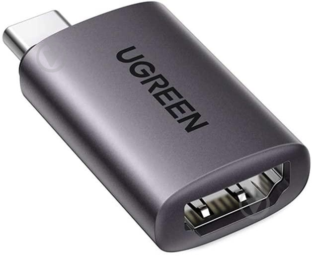 Переходник UGREEN USB 2.0 Type-C M - HDMI F US320 серый (70450) - фото 1