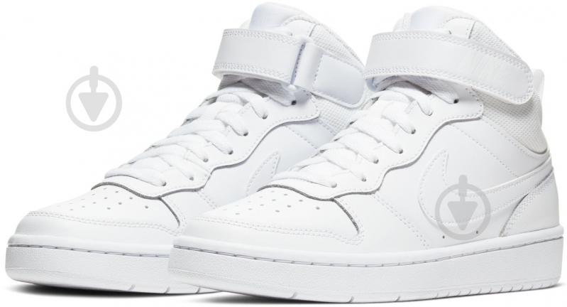 Кроссовки дитячі демісезонні Nike COURT BOROUGH MID 2 GS CD7782-100 р.39 белые - фото 5