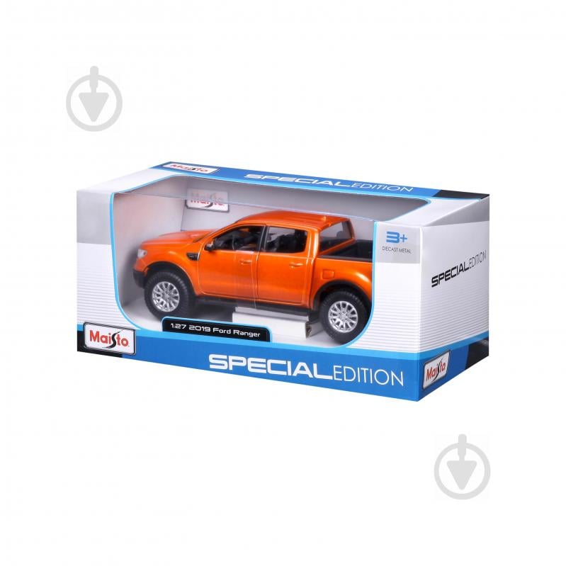 Автомодель Maisto 2019 Ford Ranger 1:24 31521 met. orange - фото 1