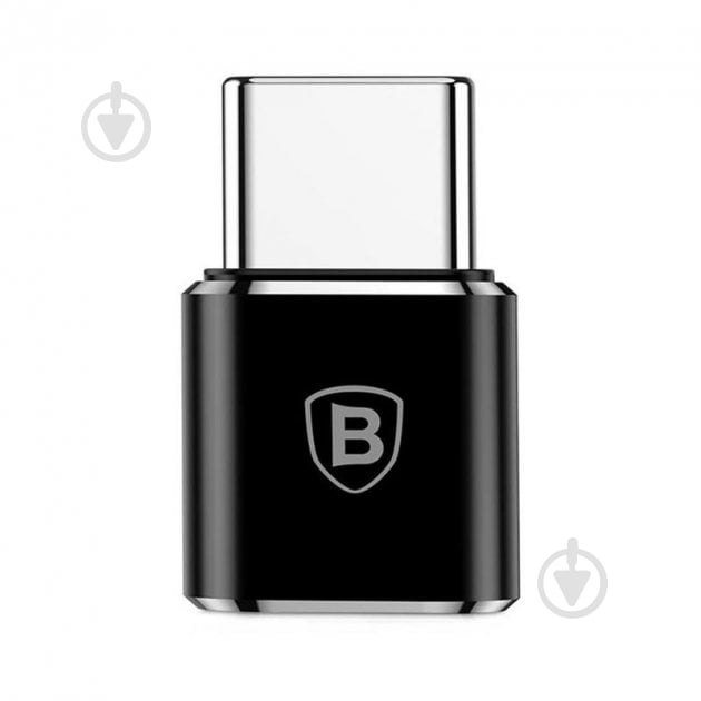 Адаптер BASEUS Type-C to microUSB 2.4A black (CAMOTG-01) - фото 1