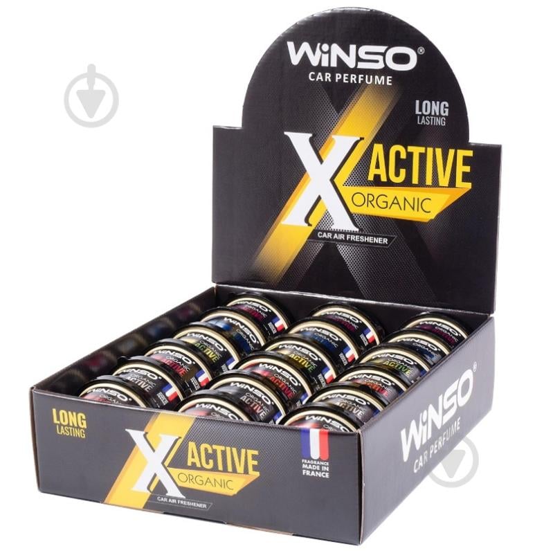 Ароматизатор подвесной WINSO Organic X Active MIX №1 500036 40 мл - фото 1