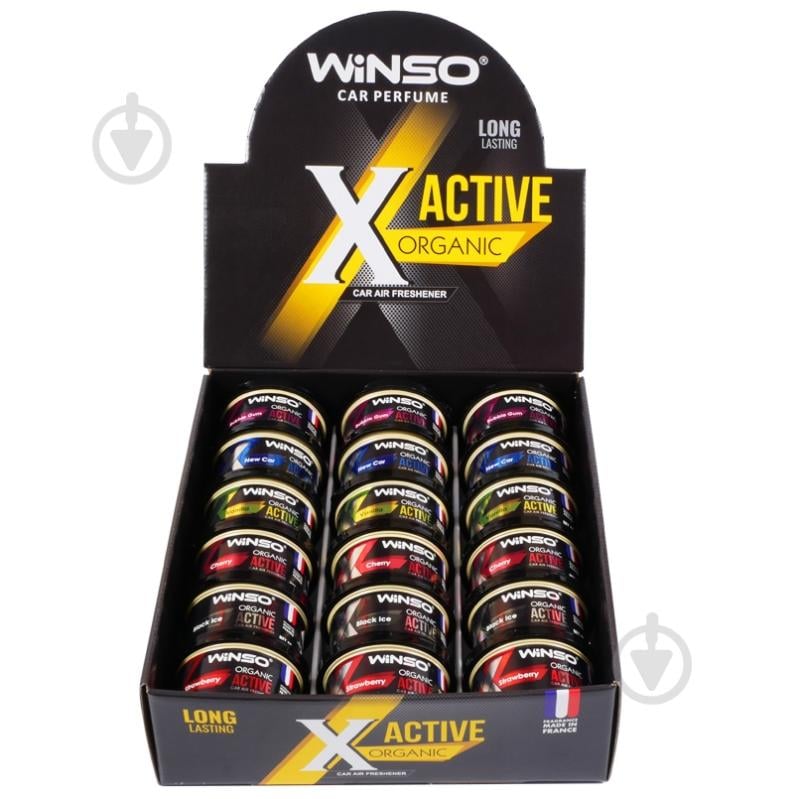 Ароматизатор подвесной WINSO Organic X Active MIX №1 500036 40 мл - фото 2