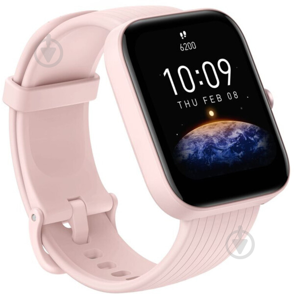 Смарт-часы Xiaomi Amazfit Bip 3 Pro pink (Amazfit Bip 3 Pro Pink) - фото 1