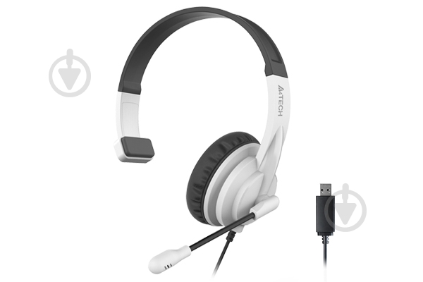 Наушники A4Tech (HU-11 (Black + White)) - фото 1