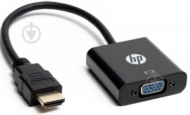 Перехідник HP HDMI - VGA (F) чорний (DHC-CT500) - фото 1