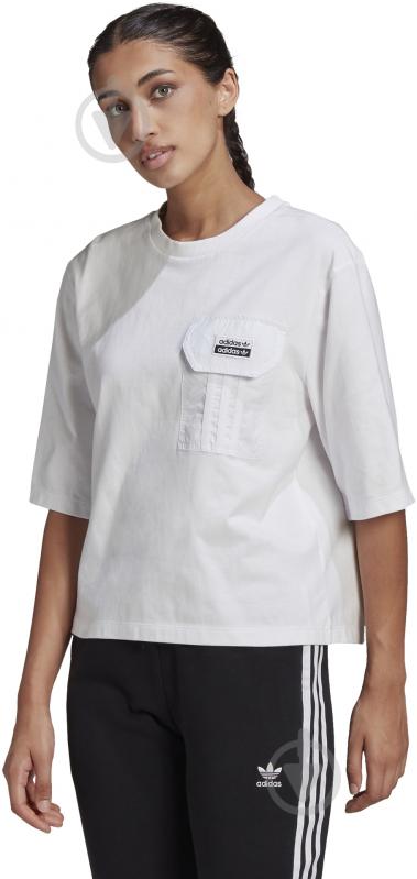 Футболка Adidas TEE GN4251 р.M белый - фото 2