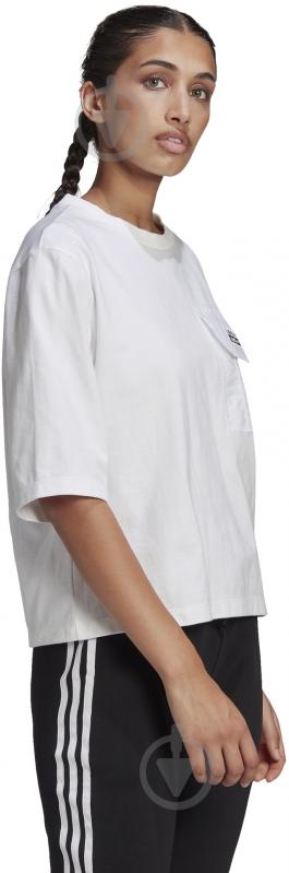 Футболка Adidas TEE GN4251 р.M белый - фото 4