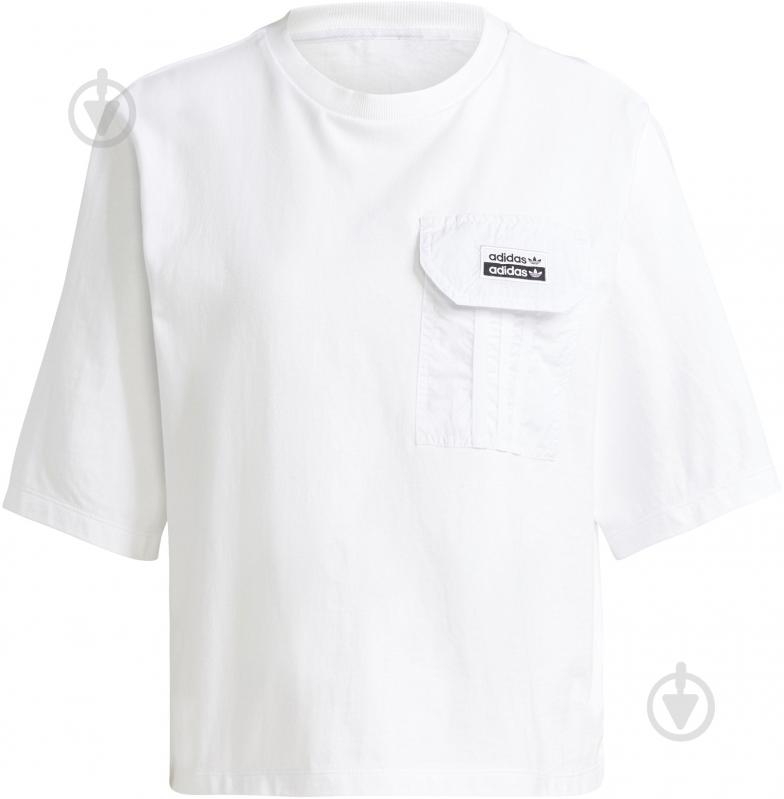 Футболка Adidas TEE GN4251 р.S белый - фото 1