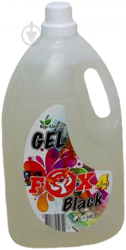 Гель для машинной и ручной стирки Fox Black 4 л - фото 1