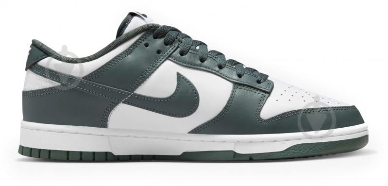 Кроссовки чоловічі демісезонні Nike Dunk Low Retro DV0833-111 р.44,5 бело-зеленые - фото 2