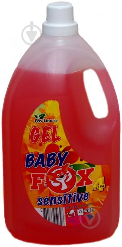 Гель для машинной и ручной стирки Fox Baby sensitive 4 л - фото 1 Гель для машинной и ручной стирки Fox Baby sensitive 4 л - фото 1