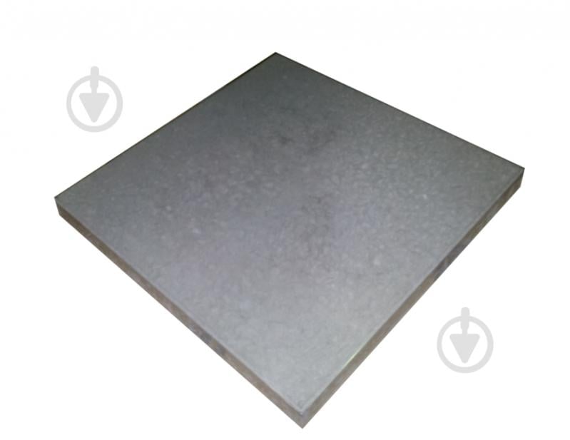 Тротуарная плитка МОНОЛИТ пресованная «Квадрат» 300х300х37 мм серый - фото 1